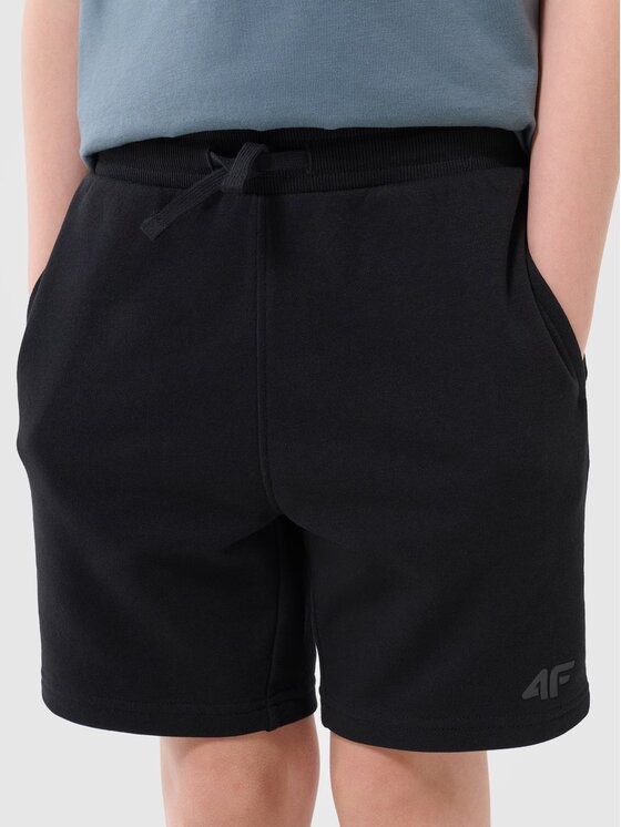 4F 4F Šortky 4FJWSS25TSHOM601-20S Čierna Regular Fit