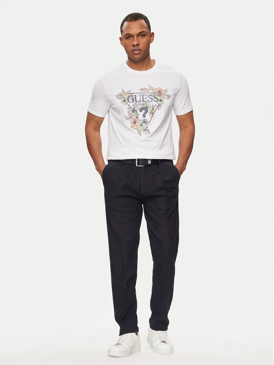 Guess Guess T-shirt M4GI11 I3Z14 Bianco Slim Fit