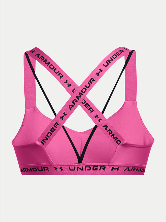 Under Armour Under Armour Спортен сутиен Crossback Low 1361033-686 Розов Compression Fit