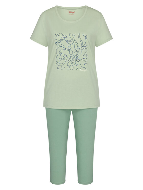 Triumph Triumph Pyjama Sets 10222617 Grün Regular Fit