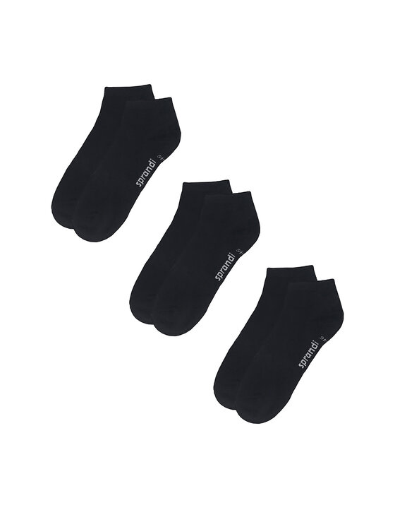 Sprandi Rövid zoknik 0MB-002-AW23 (3-pack) Fekete