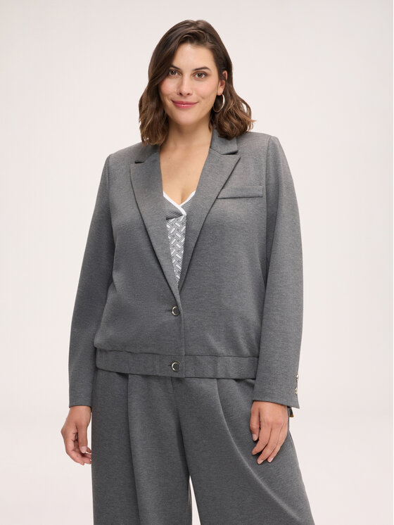 Fiorella Rubino Fiorella Rubino Giacca da abito Q051T000301N013 Grigio Boxy Fit