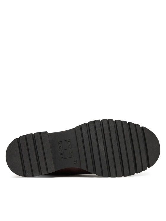 Tommy Jeans Tommy Jeans Kotníková obuv s elastickým prvkem Tjw Chelsea Boot Wl EN0EN02826 Hnědá