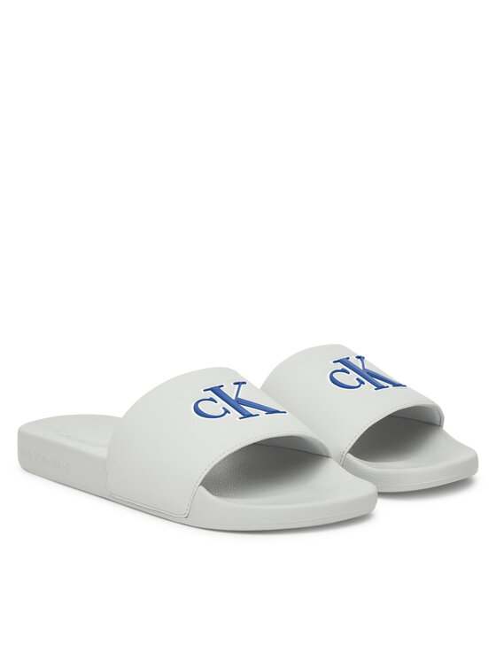 Calvin Klein Jeans Calvin Klein Jeans Klapki Slide Jelly Mono Pu YM0YM01281 Szary