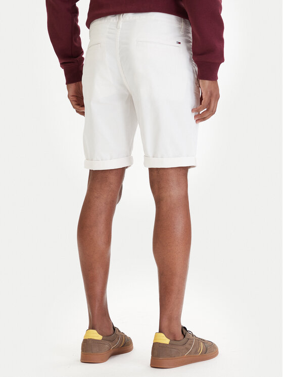 Tommy Jeans Tommy Jeans Šortky z materiálu Scanton DM0DM22852 Écru Slim Fit