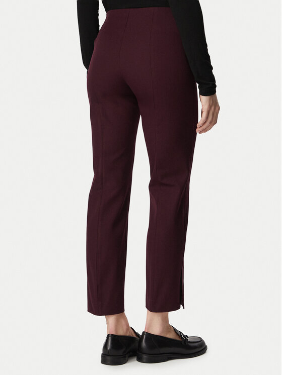 Tommy Hilfiger Tommy Hilfiger Spodnie materiałowe WW0WW51745 Bordowy Slim Fit