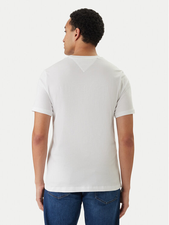 Tommy Hilfiger Tommy Hilfiger Tričko Brand Love MW0MW42368 Biela Regular Fit