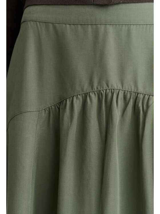 TATUUM TATUUM Midi sukně SARITA Zelená Flare Fit