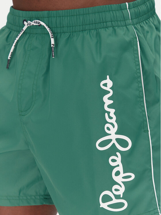 Pepe Jeans Pepe Jeans Плувни шорти Logo PMB10419 Зелен Regular Fit