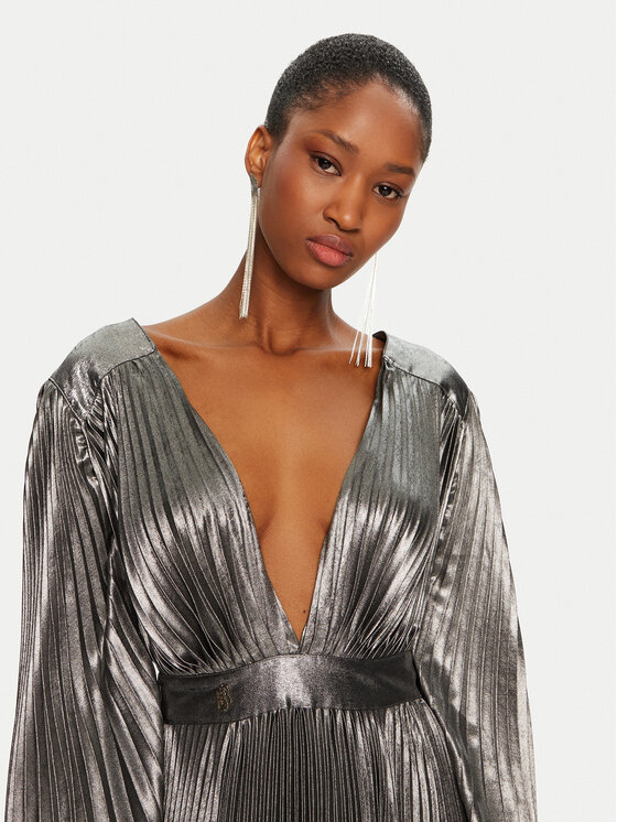 Babylon Babylon Estélyi ruha S00813 Ezüst Regular Fit