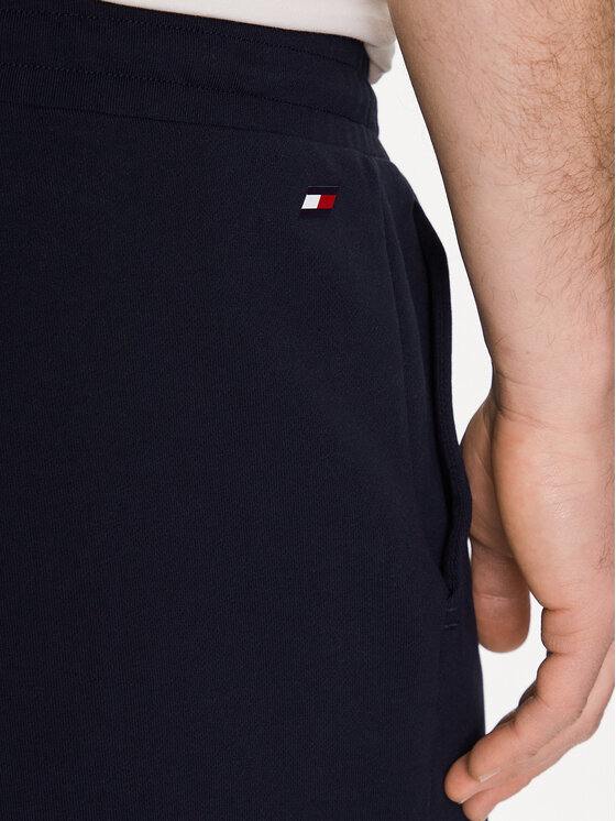 Tommy Hilfiger Tommy Hilfiger Szorty sportowe Graphic MW0MW30413 Granatowy Regular Fit