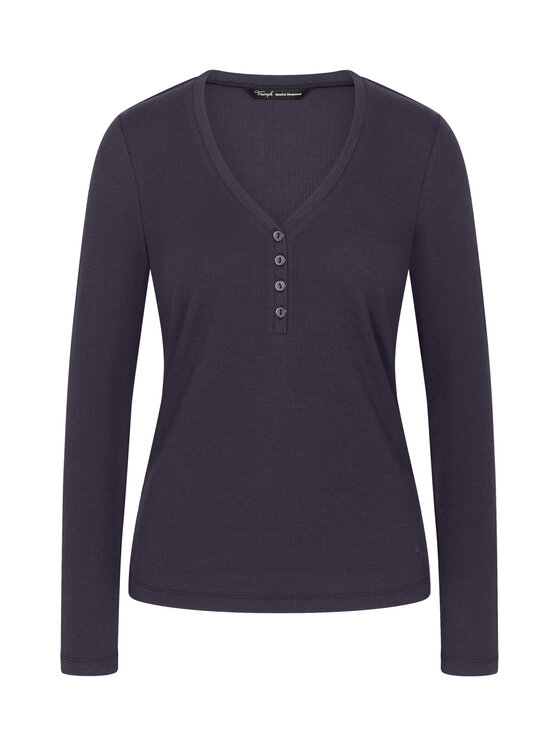 Triumph Triumph Μπλουζάκι πιτζάμας Mix&Match 10225031 Σκούρο μπλε Regular Fit