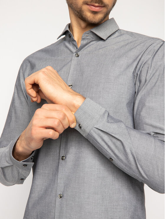HUGO Hugo Cămașă Erondo 50425904 Gri Extra Slim Fit