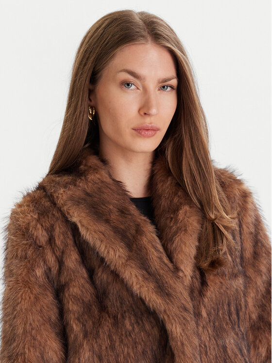 ONLY ONLY Шуба Dawn 15352794 Коричневий Regular Fit