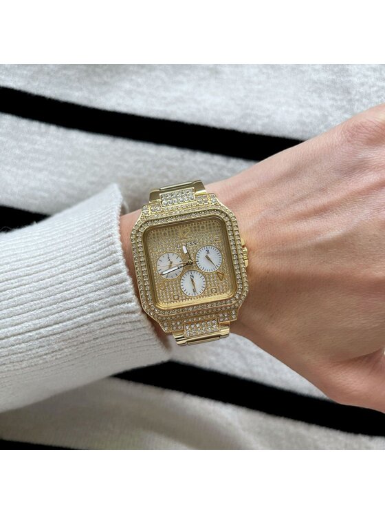 Guess Guess Zegarek GW0472L2 Złoty