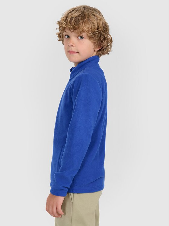 4F 4F Felpa di pile FJWAW25TFLEM413-36S Blu Regular Fit