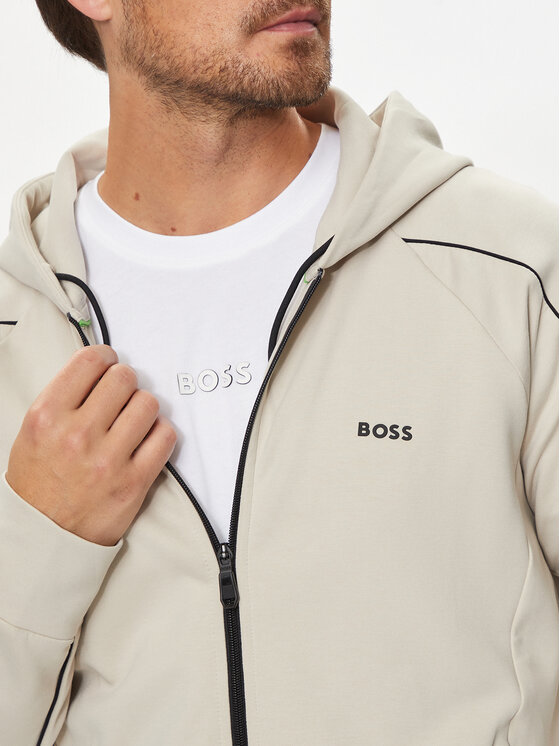 BOSS Boss Felpa Saggy 1 50518197 Écru Regular Fit