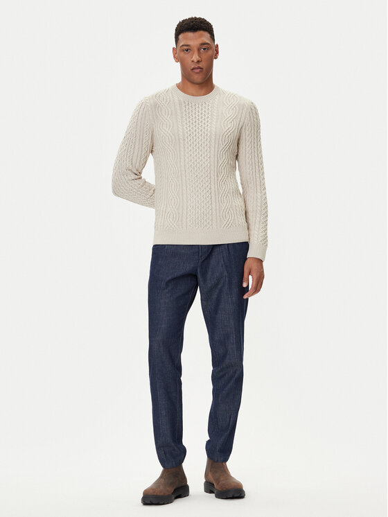 Jack & Jones Jack & Jones Sweater Blusean 12283486 Bézs Regular Fit