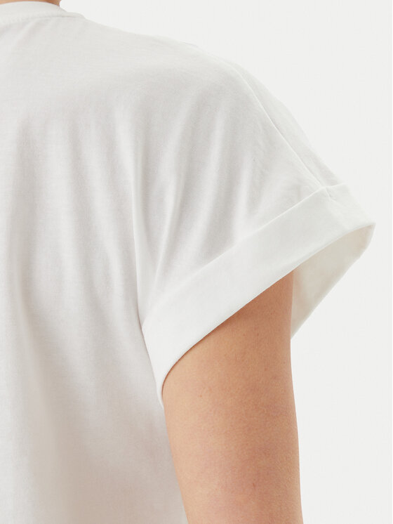 Rinascimento Rinascimento Μπλουζάκι CFC0122690003 Εκρού Regular Fit