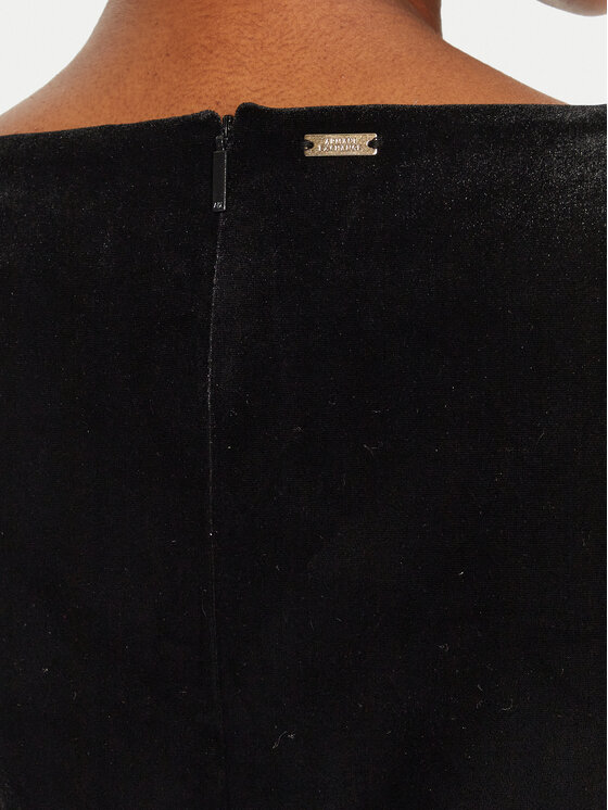 Armani Exchange Armani Exchange Sukienka koktajlowa 6DYA76 YJ9WZ 1200 Czarny Regular Fit