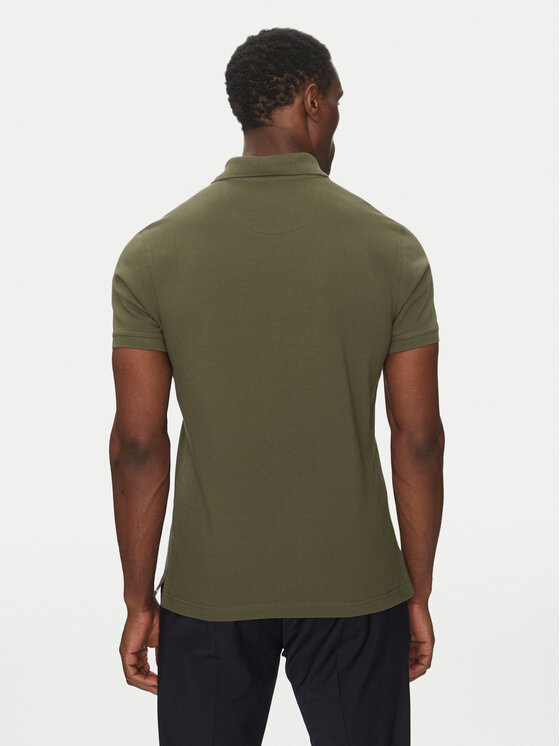 Barbour Barbour Poloshirt Tartan MML0012OL51 Khakifarben Regular Fit