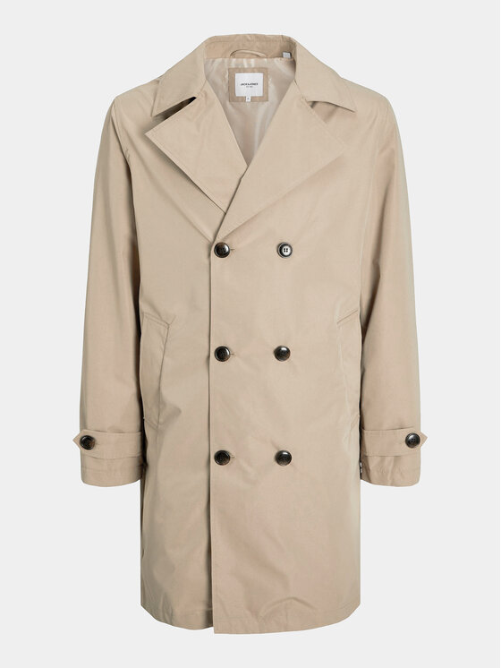 Jack&Jones Jack&Jones Tenchcoat Climb 12249369 Beige Regular Fit
