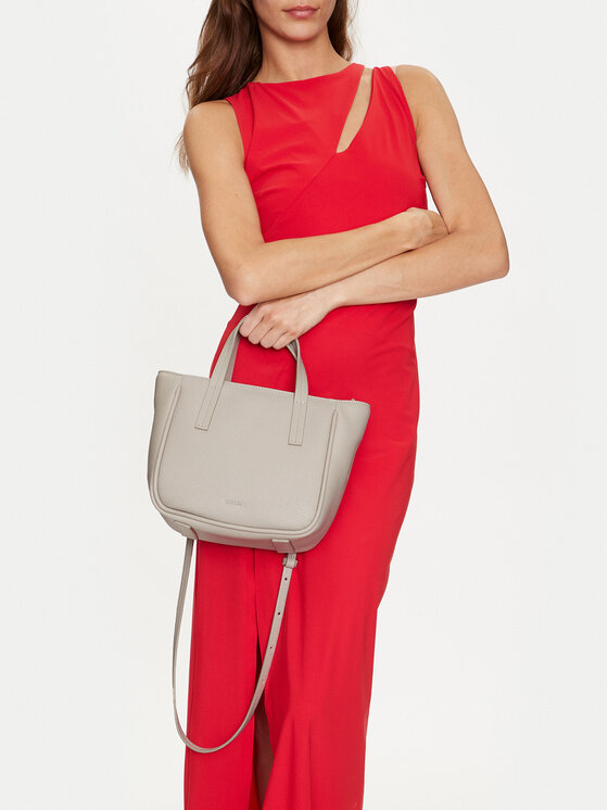 Calvin Klein Jeans Calvin Klein Jeans Torbica Ck Refine Small Tote Braid K60K612337 Siva