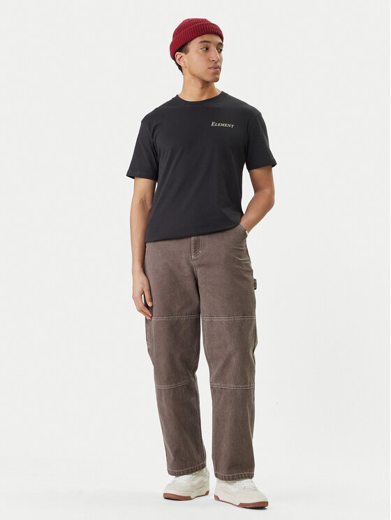 Element Element T-Shirt Open Hills ELYZT00580 Czarny Regular Fit
