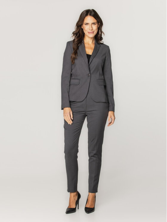 Willsoor Willsoor Marynarka 67629 Szary Close Fit
