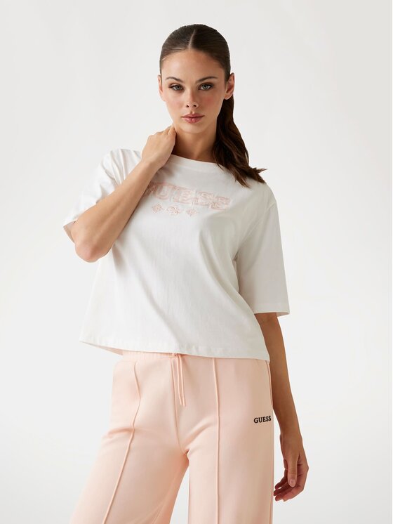 Guess Guess T-Shirt 177117 Biały Classic Fit