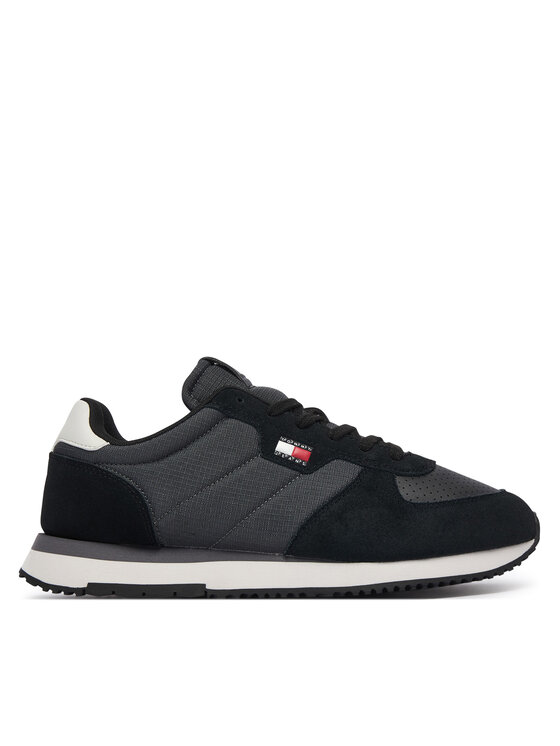 Tommy Jeans Tommy Jeans Tenisice Tj Runner Flag Mix EM0EM01774 Crna