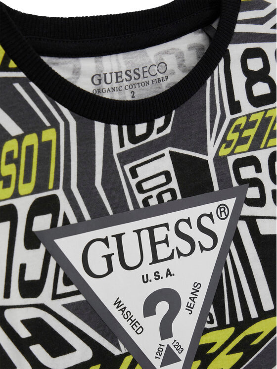 Guess Guess T-Shirt N6RI04 K8HM4 Barevná Regular Fit