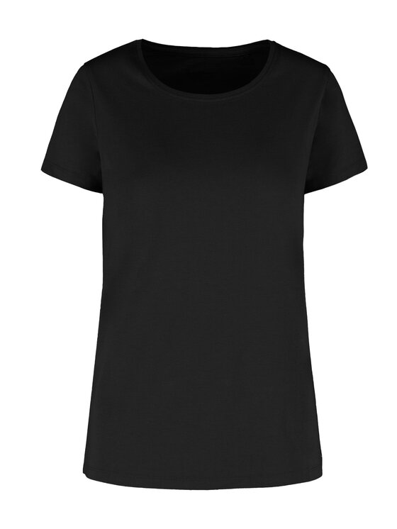 Volcano Volcano T-Shirt T-ANA Czarny Regular Fit