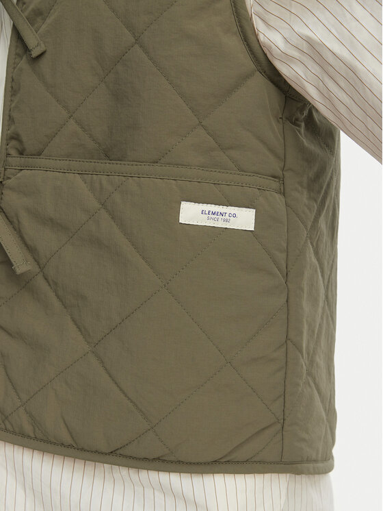 Element Element Αμάνικο Μπουφάν Hanten Sherpa W ELJJK00147 Πράσινο Relaxed Fit