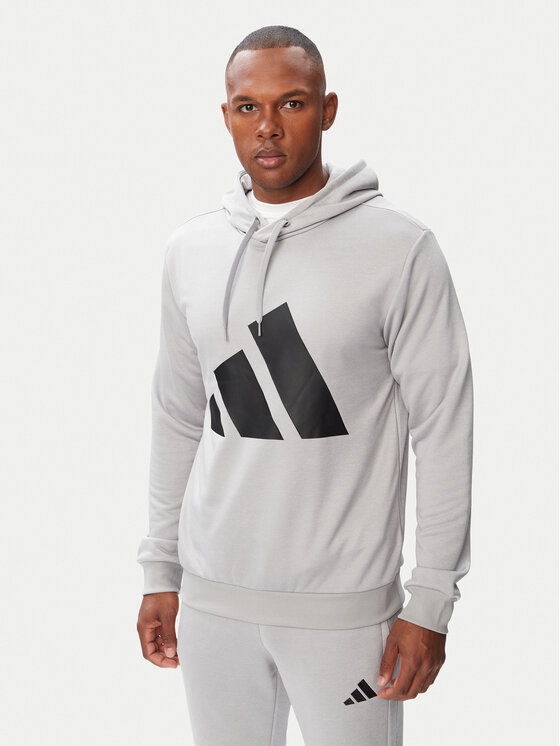 adidas adidas Спортивний костюм Big Logo Hooded Tracksuits KB8809 Сірий Regular Fit