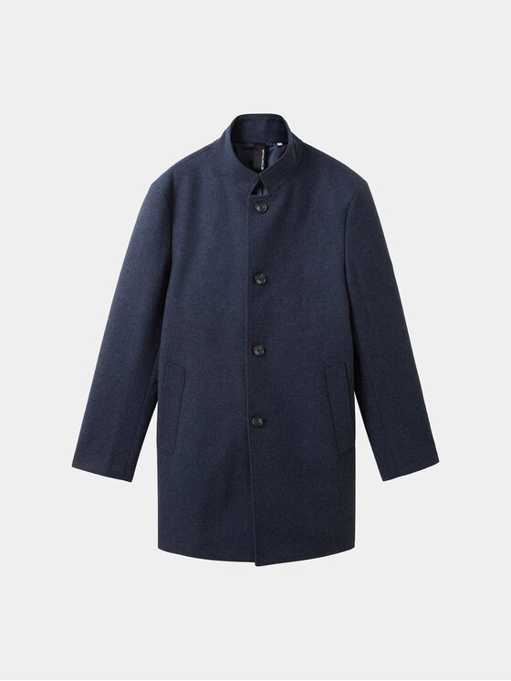 Tom Tailor Tom Tailor Płaszcz przejściowy 1037407 Granatowy Regular Fit