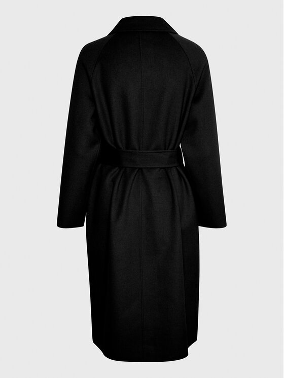 Part Two Part Two Wollmantel Rinna 30306929 Schwarz Regular Fit