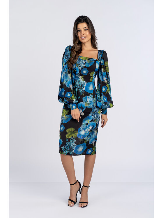 Salme Salme Sukienka codzienna Marina Granatowy Regular Fit