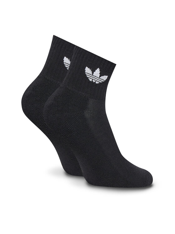 adidas adidas Σετ 3 ζευγάρια ψηλές κάλτσες unisex IJ5626 Μαύρο