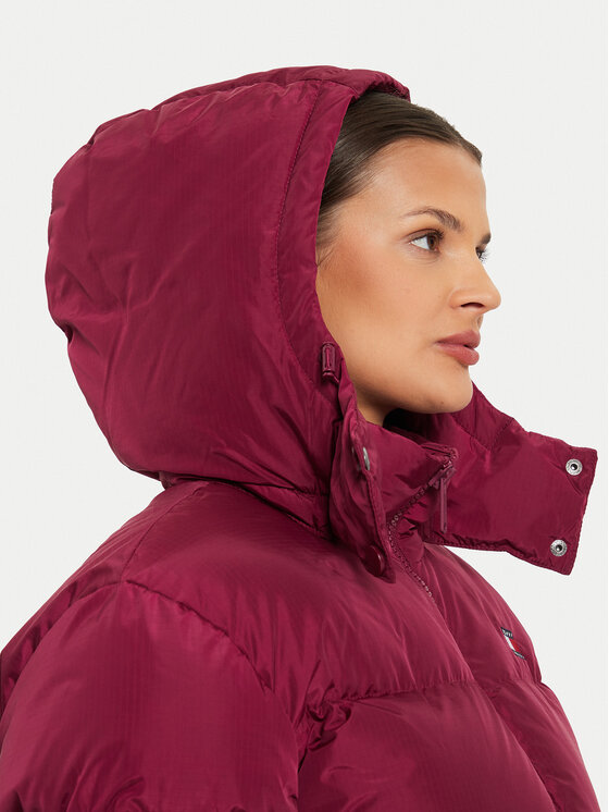 Tommy Jeans Tommy Jeans Daunenjacke Alaska DW0DW18610 Dunkelrot Regular Fit
