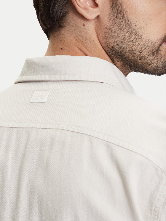 G-Star Raw G-Star Raw Πουκάμισο Clean D25196-D454 Εκρού Regular Fit