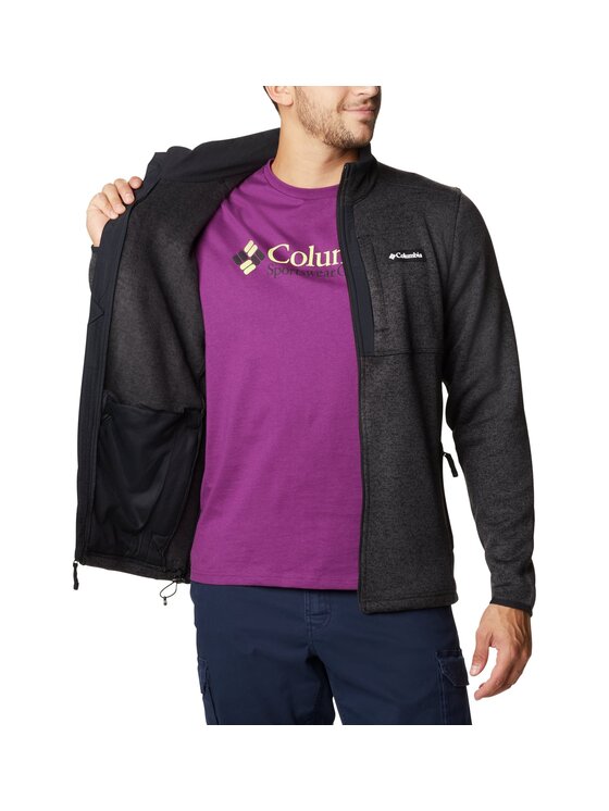 Columbia Columbia Bluza 195410 Czarny Regular Fit