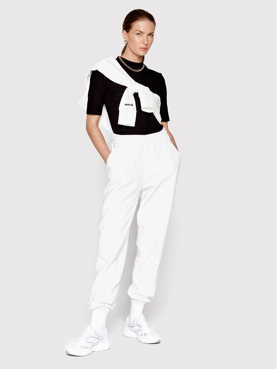 Sprandi Sprandi Pantaloni trening SP22-SPD503 Alb Regular Fit