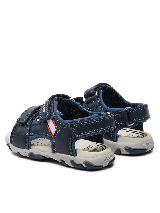 Geox Geox Sandały B Sandal Flaffee Boy B4559A 08515 C4002 M Granatowy