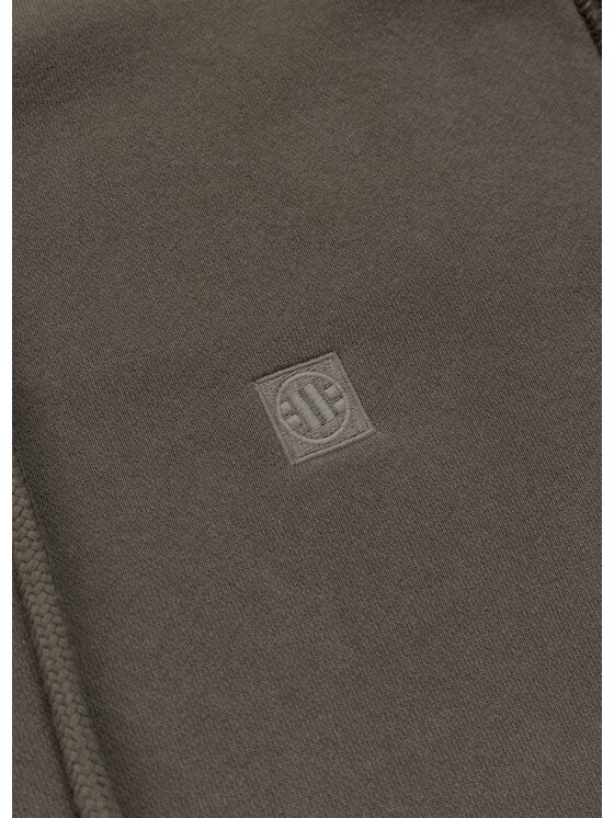 PITBULL PITBULL Bluza Washed HACKETT Zielony Regular Fit
