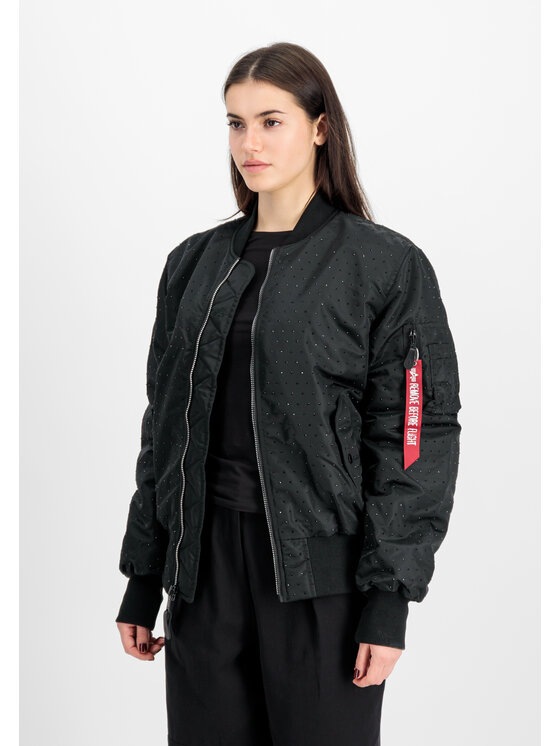 Alpha Industries Alpha Industries Kurtka bomber MA-1 Crystal Unisex Bomber Jacket Czarny Core Fit