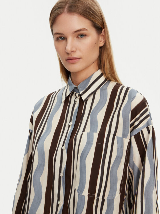 Weekend Max Mara Weekend Max Mara Риза Ragtime 2515111112 Син Regular Fit