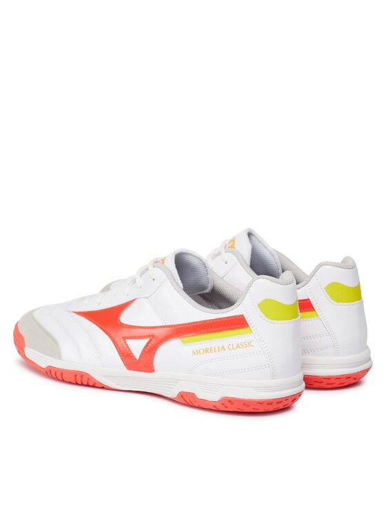 Mizuno Mizuno Ghete pentru fotbal Morelia Sala Classic In Q1GA2302 Alb