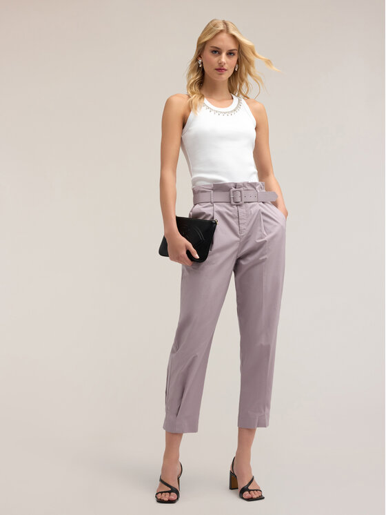 Motivi Motivi Pantaloni di tessuto P005Q003970N029 Viola Boy Fit