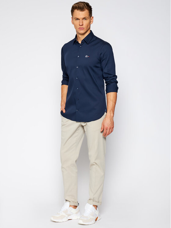 Tommy Hilfiger Tailored TOMMY X MERCEDES-BENZ - Polo - blue/bleu marine 